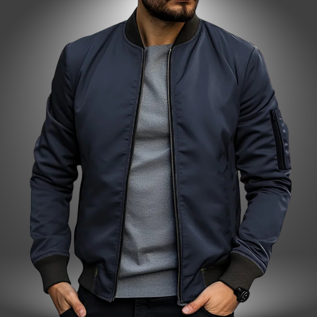 Zyron | Zip Up Bomber Jacket