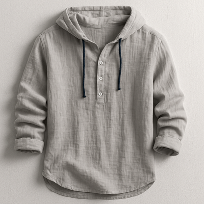 Daxton | Lightweight Long Sleeve Hooded Shirt