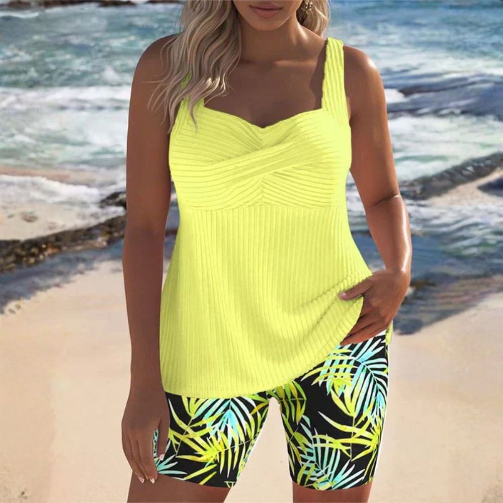 Ysoria | Ribbed Swimwear Two Piece Set