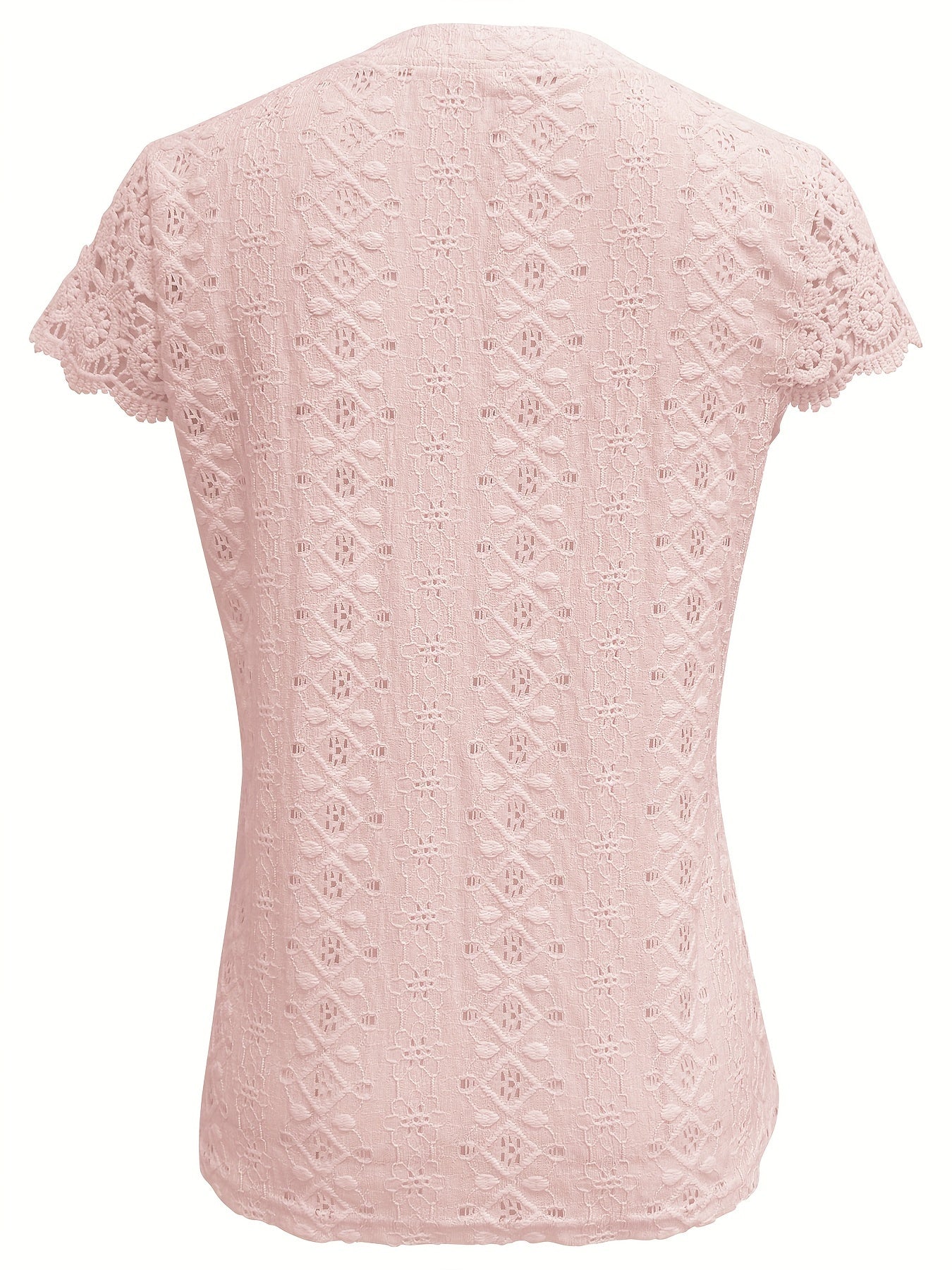 Delaine | Elegant Crochet Trim Blouse