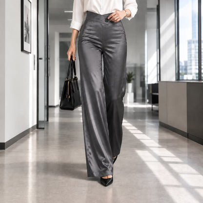 Beline | Tailored High Waist Palazzo Trousers