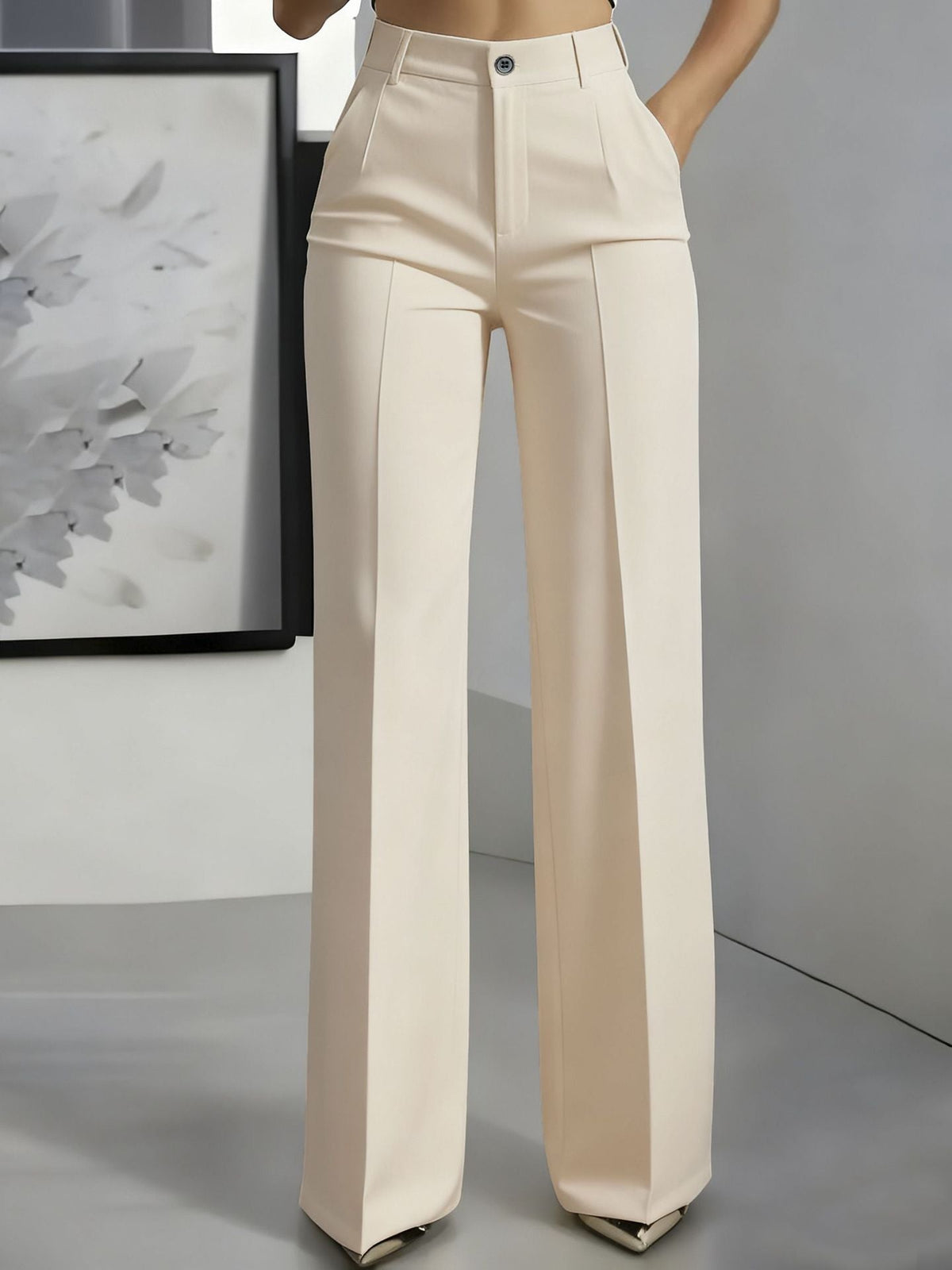 Kessara | Tailored High Rise Wide Leg Trousers