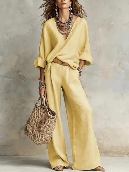 Zarevella | Breezy Linen Two Piece Set