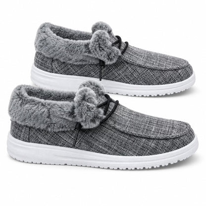 Uliana | Plush Lined Lace Up Comfort Shoes