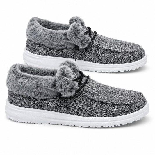 Uliana | Plush Lined Lace Up Comfort Shoes