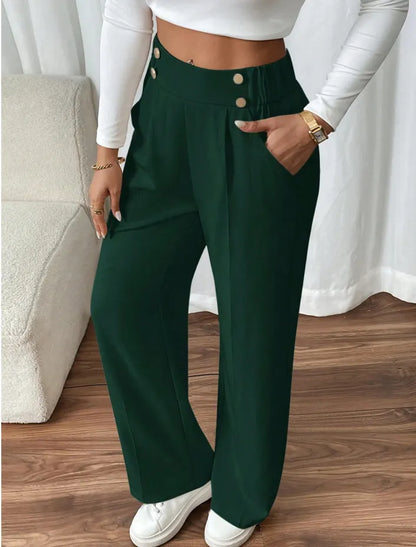 Vianne | Flattering High Waist Wide Leg Pants