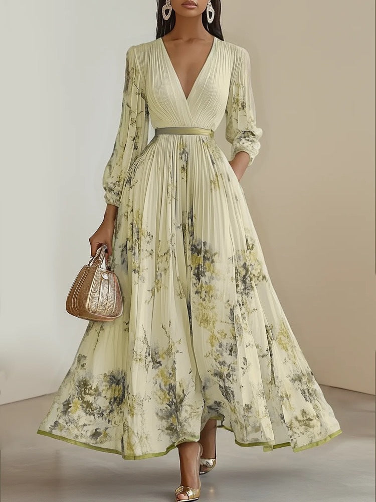 Serenelle | Sleeveless Floral Occasion Dress