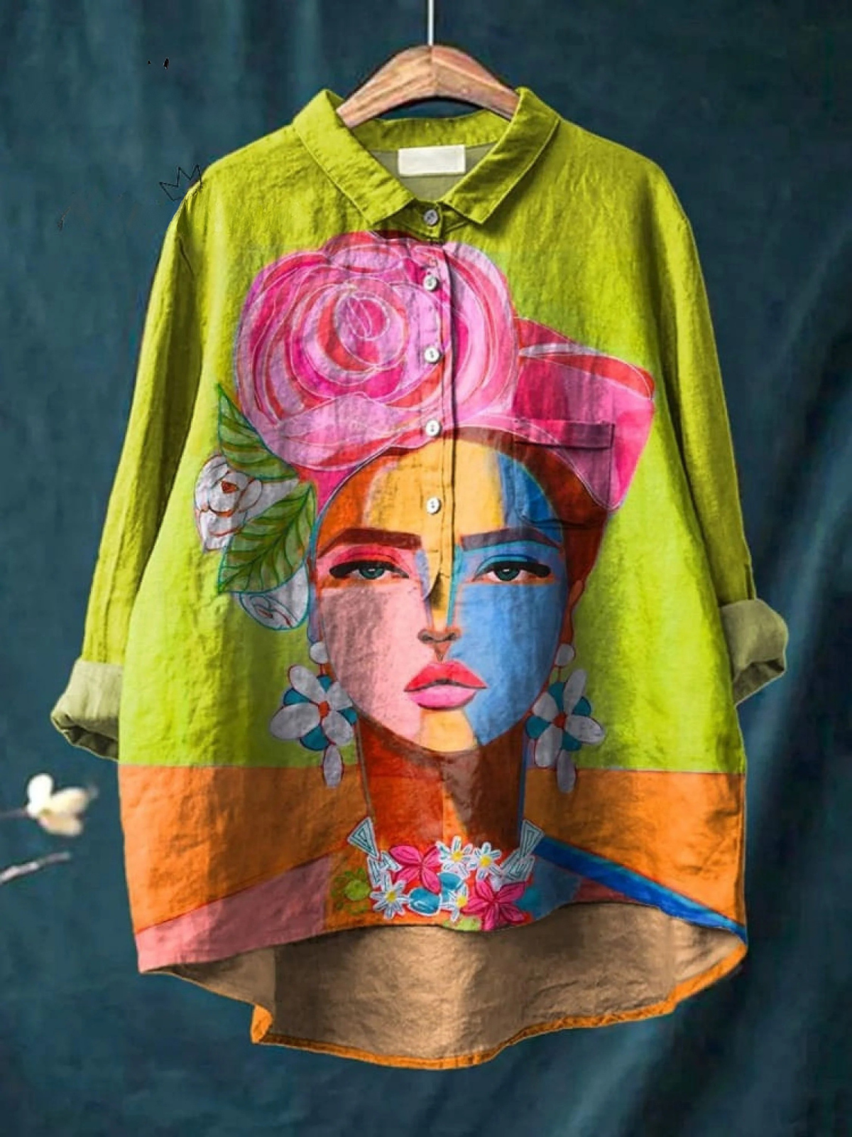 Zephirra | Bohemian Face Art Blouse