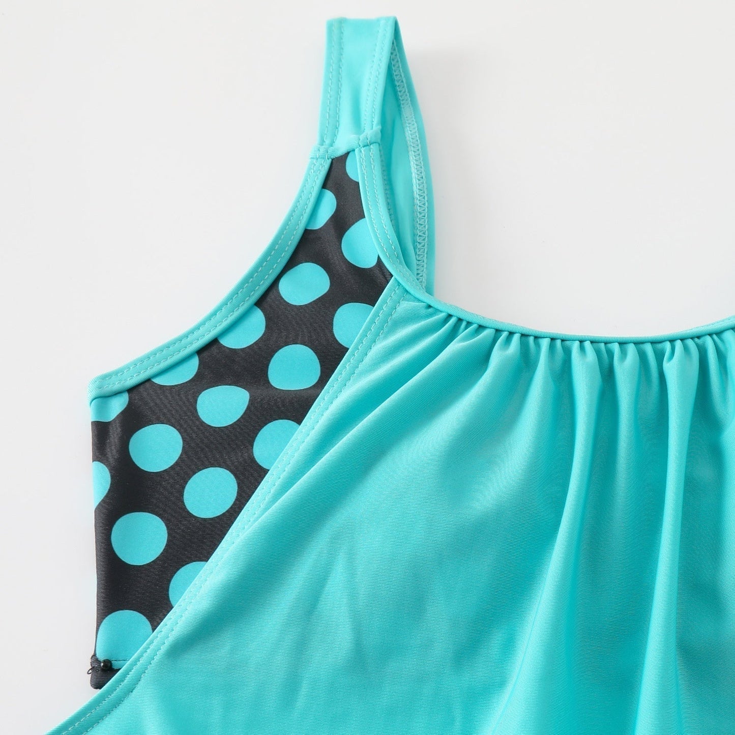 Nyssara | Printed Blouson Tankini Shorts Set