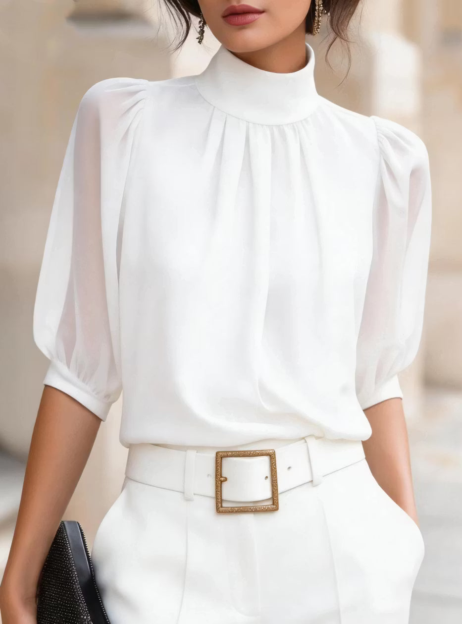 Cambria | Elegant Puff Sleeve Blouse