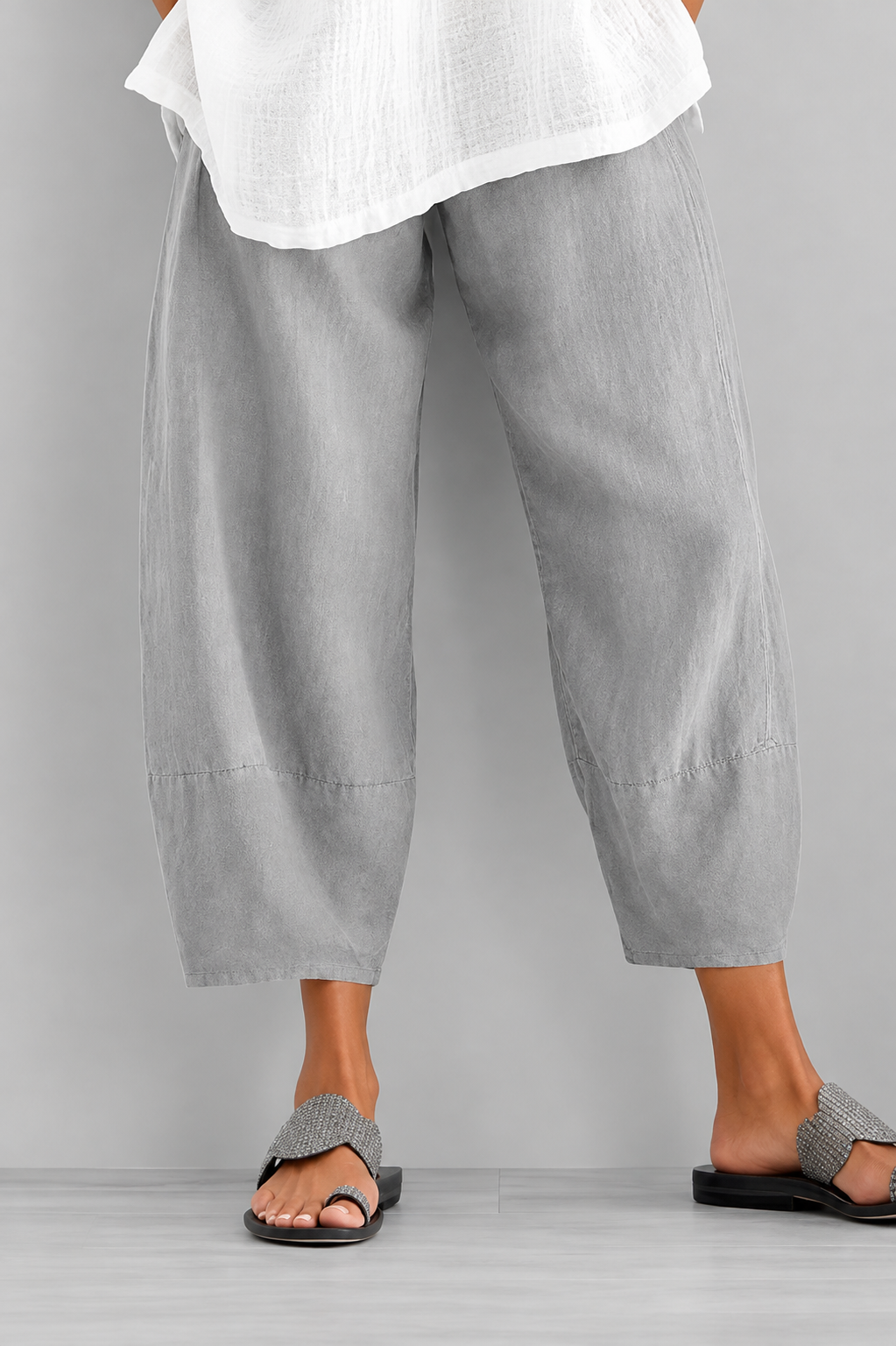 Farren | Relaxed Barrel Leg Trousers
