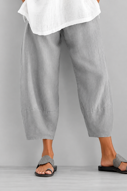 Farren | Relaxed Barrel Leg Trousers