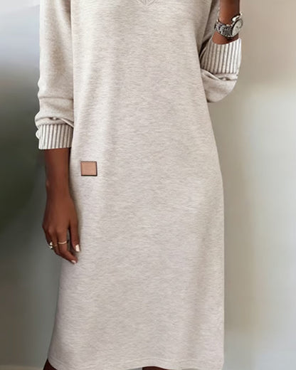 Delancey | Casual Long Sleeve Midi Dress