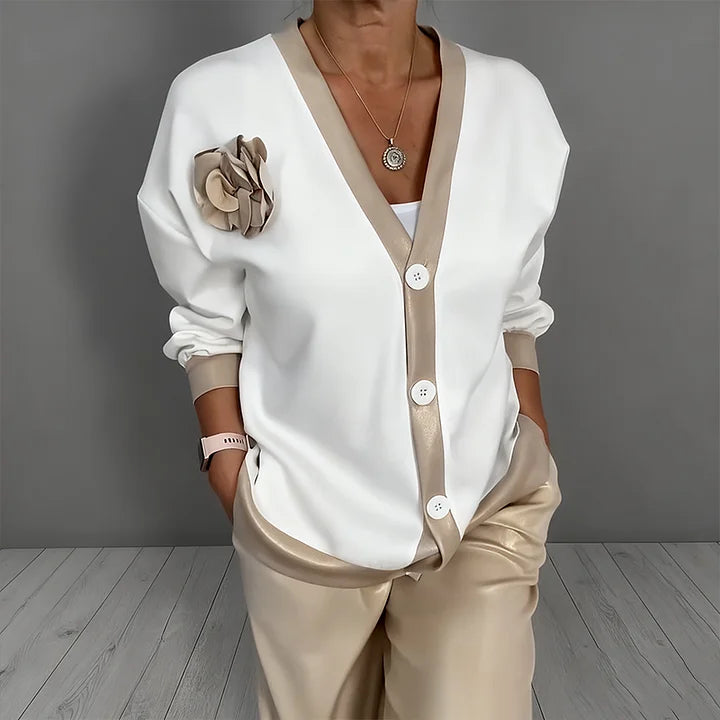 Virelune | Button Cardigan and Trouser Set