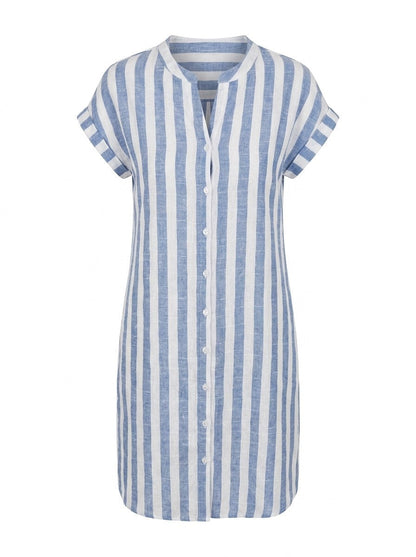 Ursaline | Casual Vertical Stripe Dress