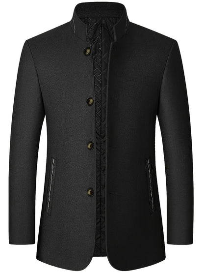 Lowell | Tailored Stand Collar Winter Coat