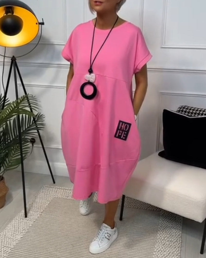 Rosabel | Relaxed Fit Balloon Hem Dress