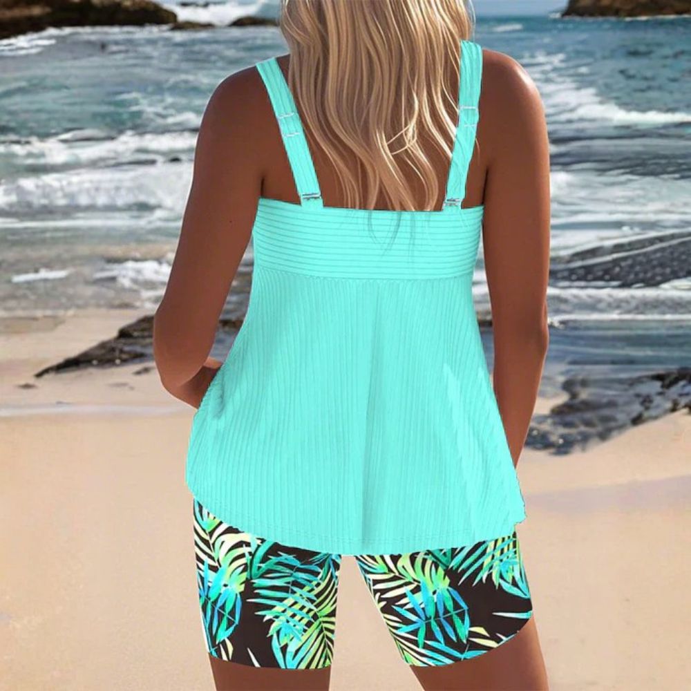 Ysoria | Ribbed Swimwear Two Piece Set