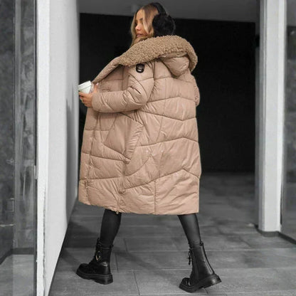 Ysolde | Faux Fur Hooded Puffer Coat