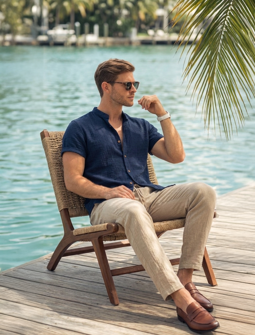 Emeric | Casual Button Shirt Pants Set
