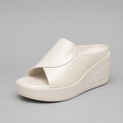 Corielle | Cushioned Open Toe Platform Slides