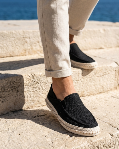 Winslow | Coastal Canvas Espadrille Loafers