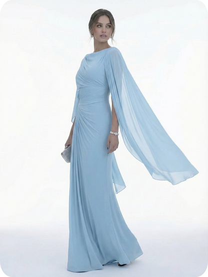 Solavina | Pleated Side Detail Maxi Dress