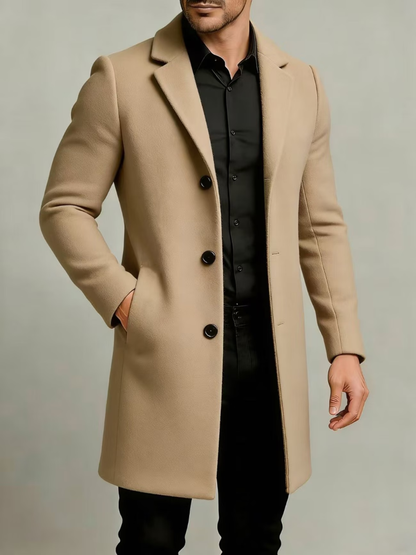 Griffin | Refined Notch Lapel Overcoat