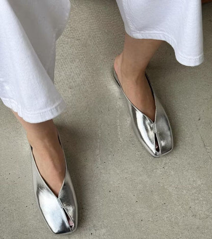 Bellamira | Fashion Forward Square Toe Mules