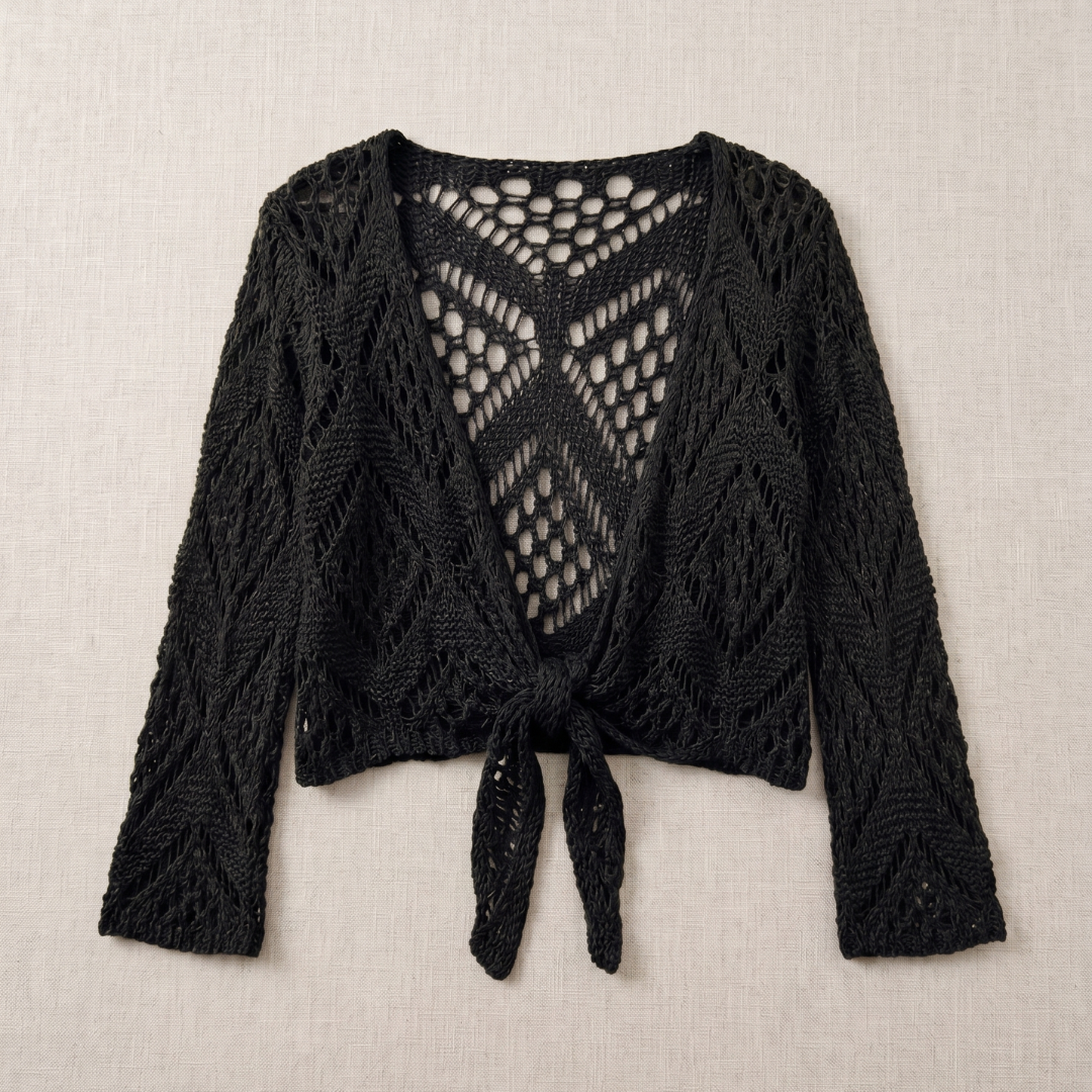 Briellea | Bohemian Tie Front Cardigan
