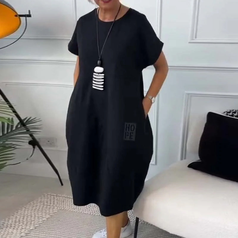 Rosabel | Relaxed Fit Balloon Hem Dress