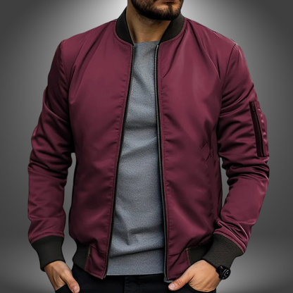 Zyron | Zip Up Bomber Jacket