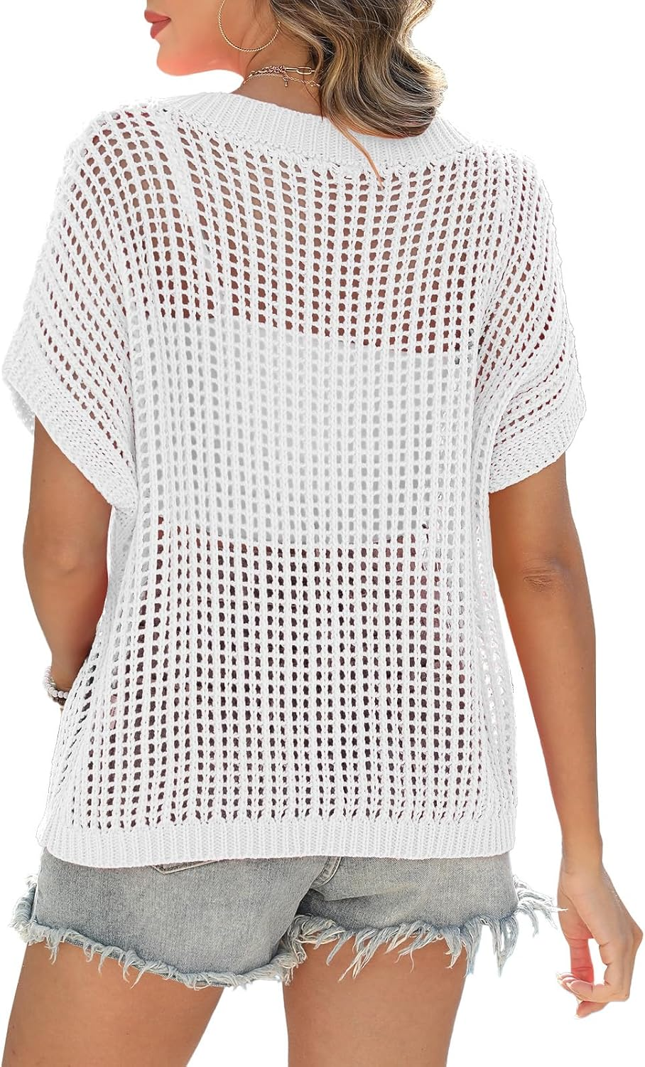 Tahlia | Lightweight Crochet Pullover