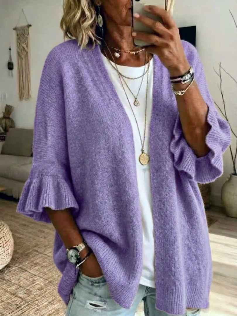Helena | Soft Touch Open Front Cardigan