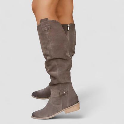 Winona | Vintage Buckle Tall Boots