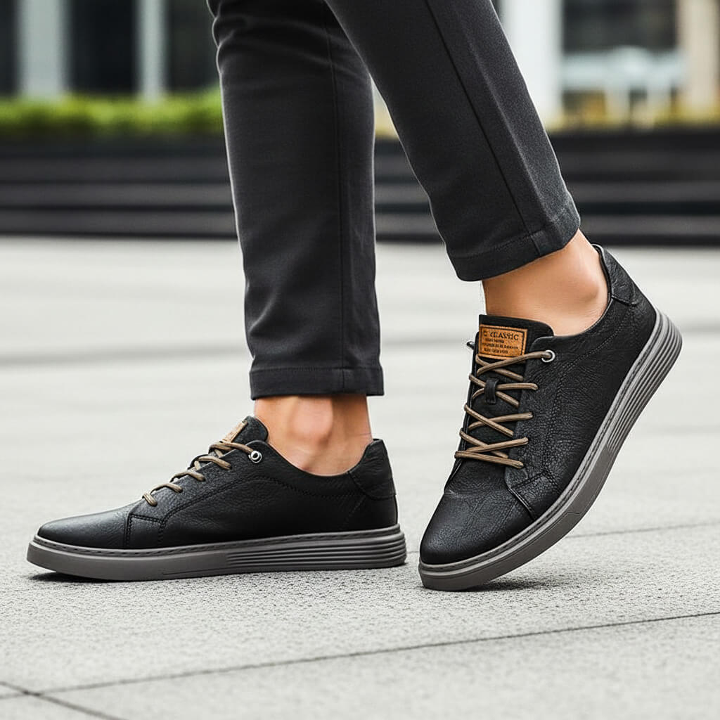 Jorvik | Classic Low Top Leather Sneakers