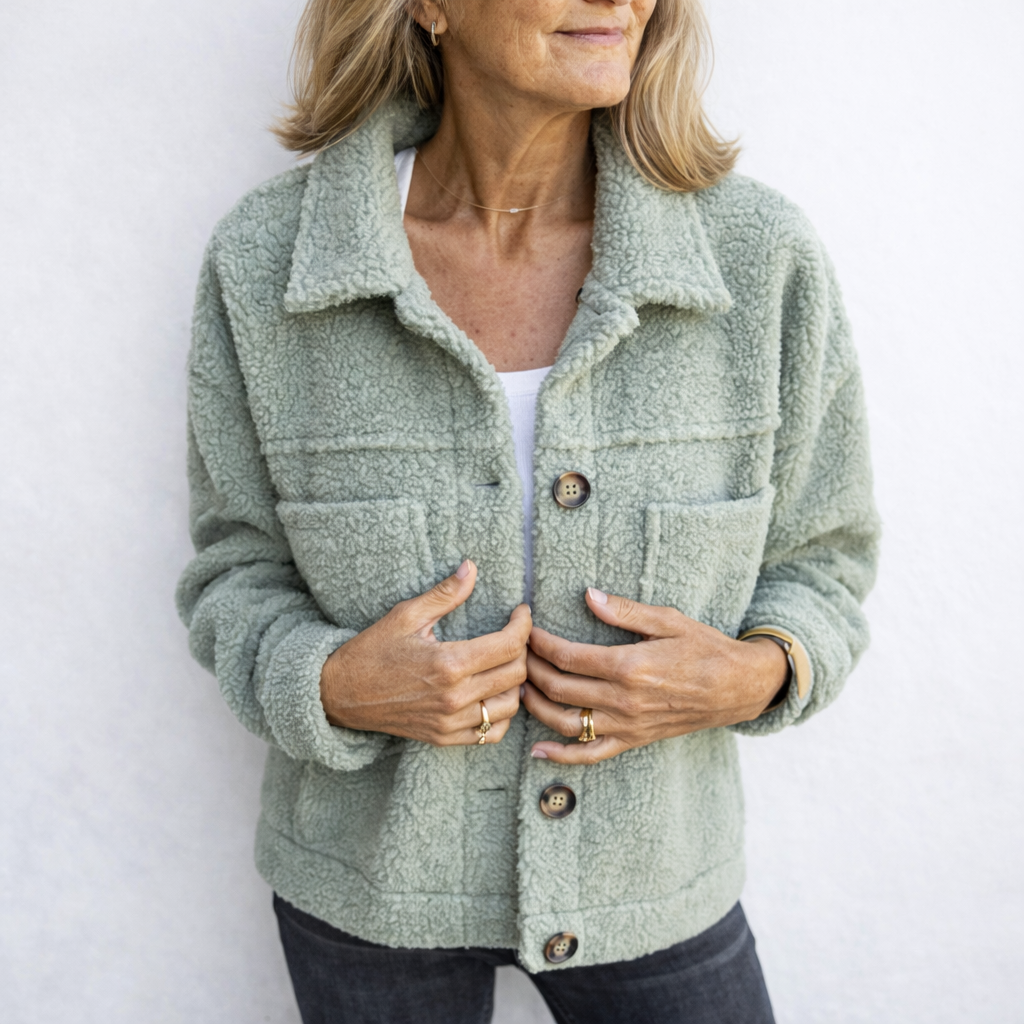 Una | Plush Pocket Teddy Jacket