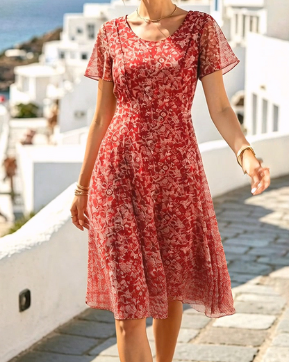 Zylisse | Floral Mesh Midi Dress