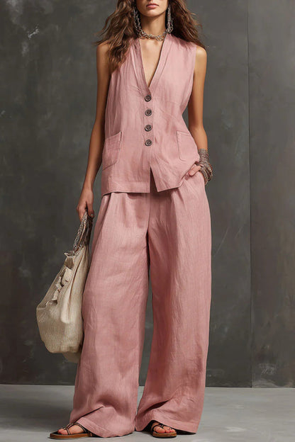 Olivienne | Everyday Linen Two Piece Set