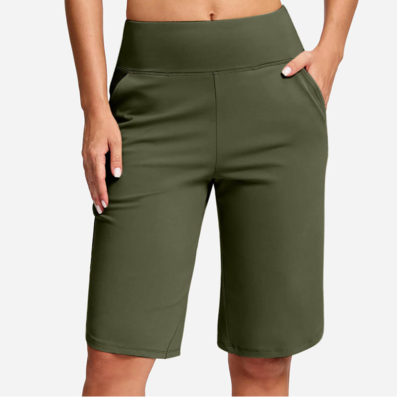 Lavenia | High Waist Comfort Bermuda Shorts