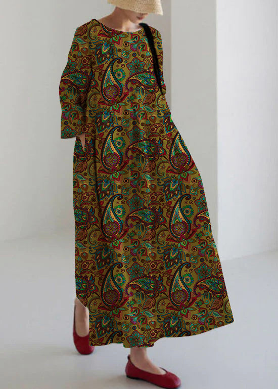 Celestine | Relaxed Linen Maxi Dress