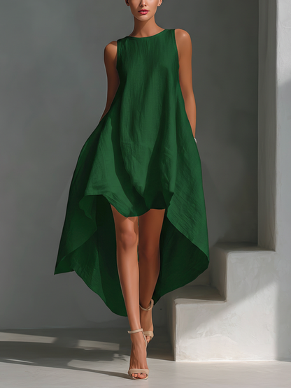 Alouette | Sleeveless High Low Midi Dress