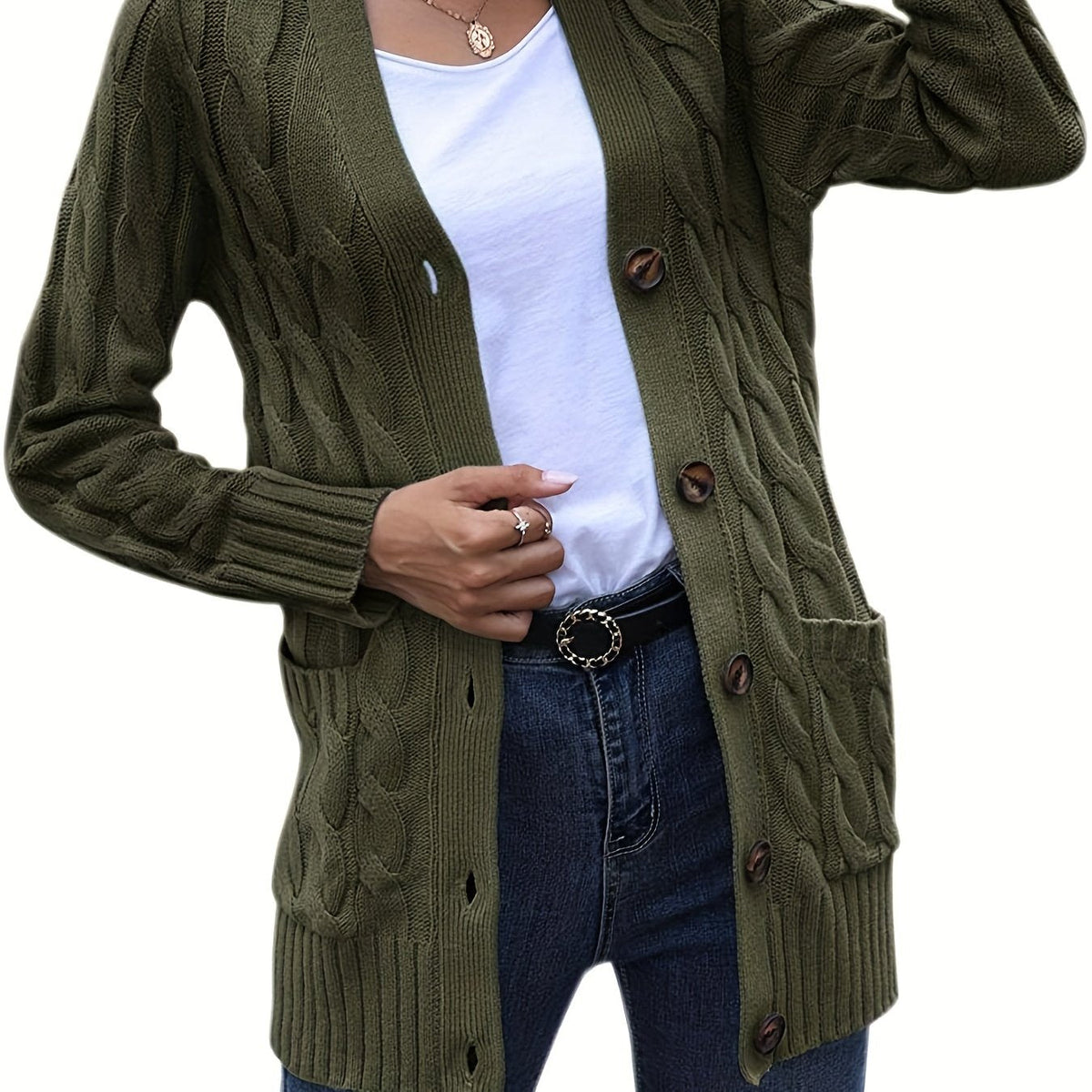 Ravelle | Soft Touch Button Cardigan