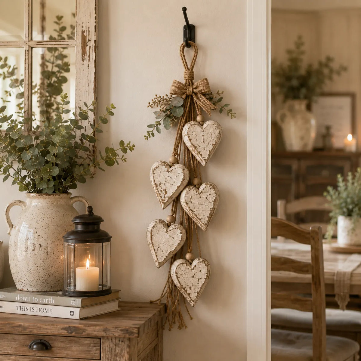 Valoria | Illuminated Heart Wall Hanging