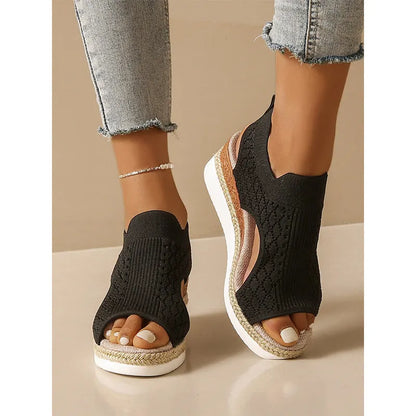 Briseina | Cushioned Platform Walking Sandals