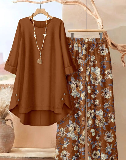 Brinella | Casual Tunic And Wide Leg Set