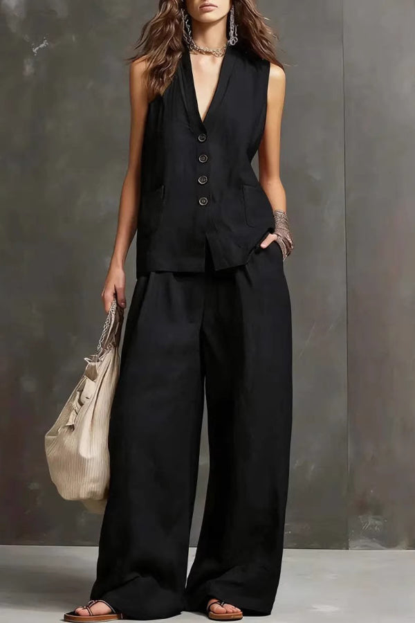 Olivienne | Everyday Linen Two Piece Set