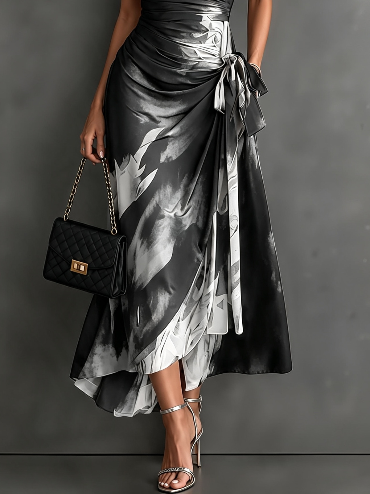 Danessa | Ruched Waist Floral Maxi Dress