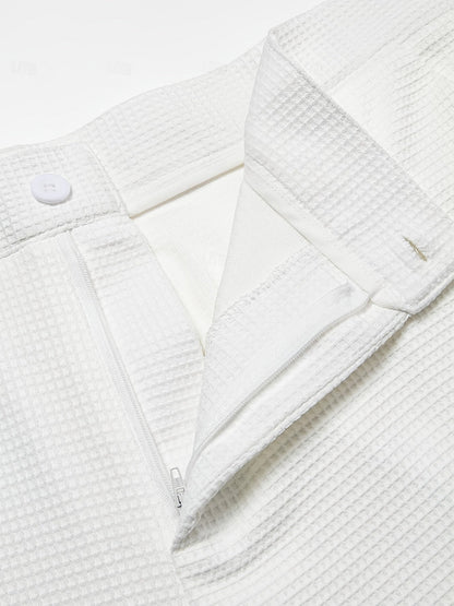Dempsey | Relaxed Textured Dress Trousers