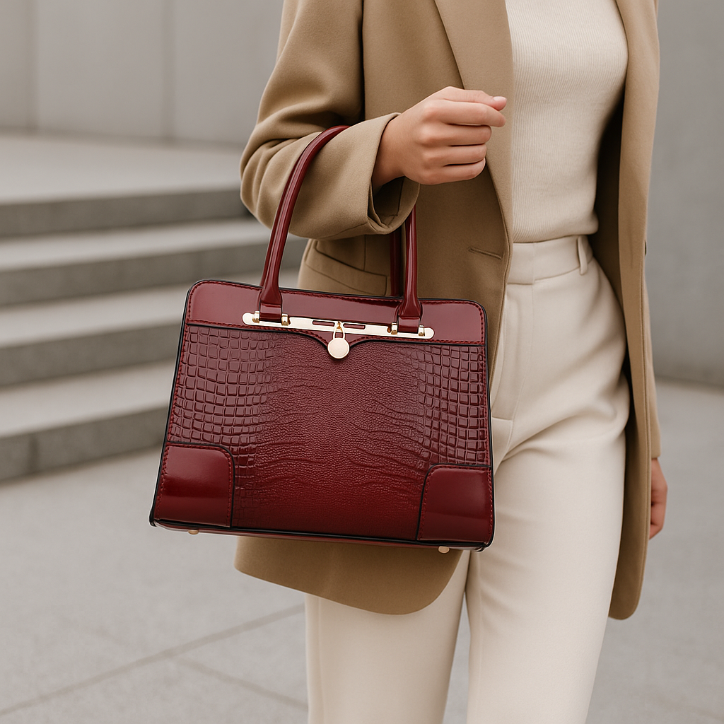 Avessara | Elegant Textured Leather Handbag
